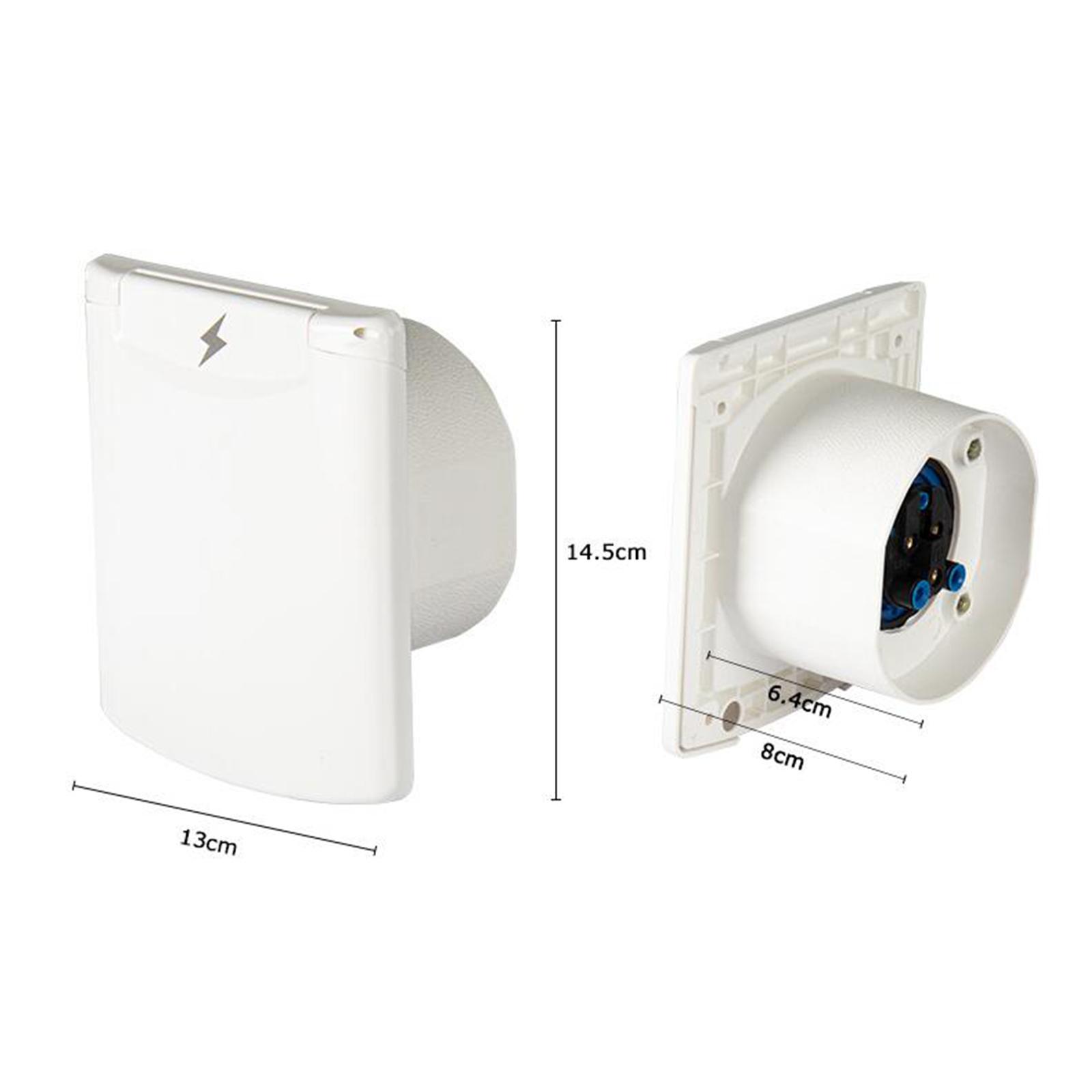 Outdoor Power Socket With Lock - RV Güç Soketi Harici 16A Dış