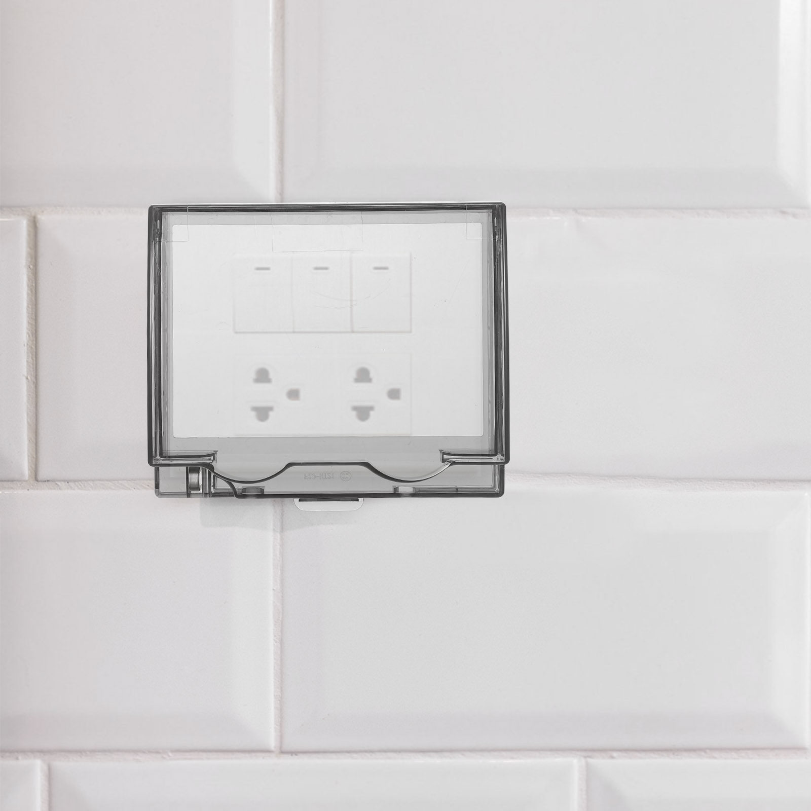 Outdoor Power Socket With Lock - 86 Tip Yapışkanlı Su Geçirmez Soket