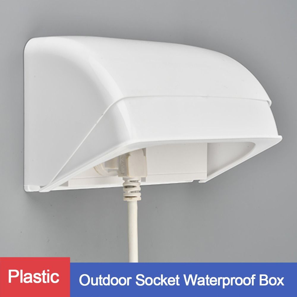 Outdoor Power Socket Cover - 1 adet açık soket su geçirmez
