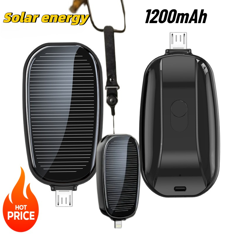 Outdoor Usb Power Outlet - 1200mAh güneş enerjili Mini güç bankası