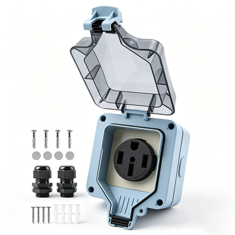 Outdoor Power Socket Cover - Dış Mekan Priz Kutusu Su Geçirmez
