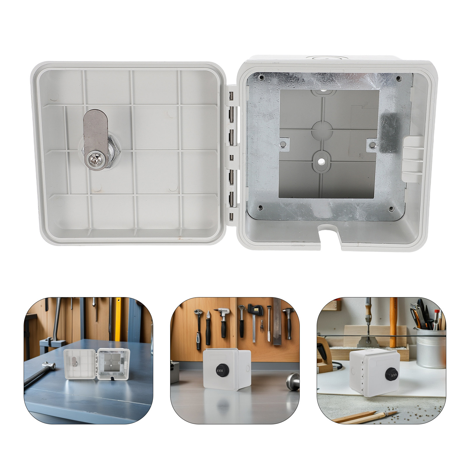 Outdoor Power Socket With Lock - Su Geçirmez Elektrik Bağlantı Kutusu Kilitlenebilir