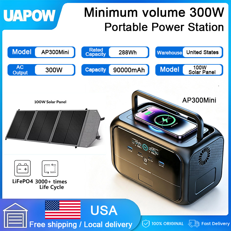 Outdoor Usb Power Outlet - 288Wh Güneş Enerjili Jeneratör Taşınabilir Güç