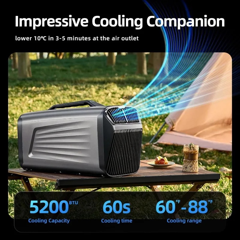 5200BTU Taşınabilir Klima, Çad - Outdoor Power Vac incelemesi ve fiyatı