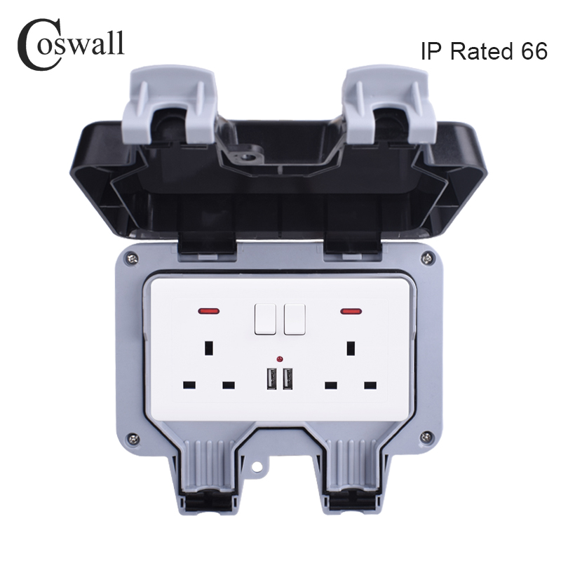 Coswall IP66 hava koşullarına  - Outdoor Usb Power Outlet incelemesi ve fiyatı
