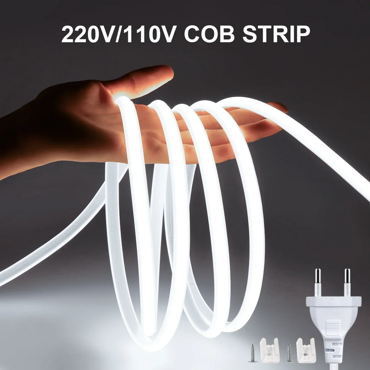1M-35M 220V 110V COB LED Şerit - Outdoor Power Vac incelemesi ve fiyatı