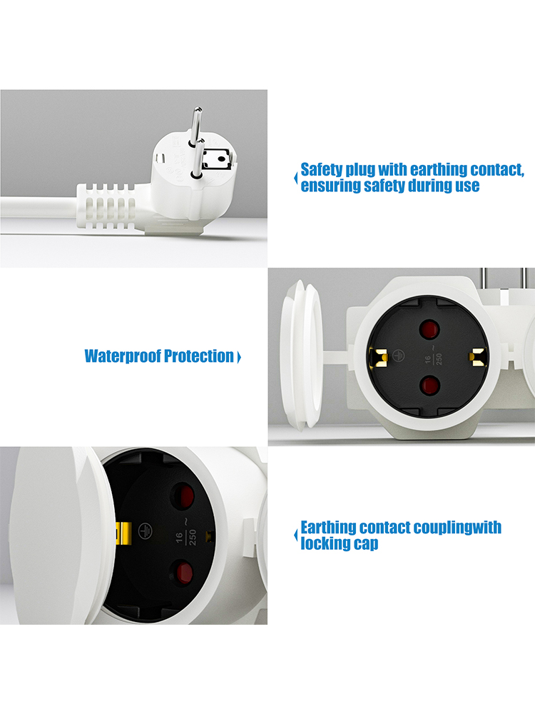 2 Schuko Prizli AB Uzatma Kabl - Outdoor Power Socket Cover incelemesi ve fiyatı