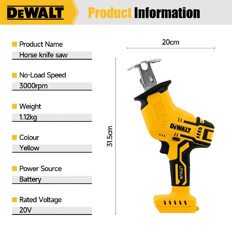 Dewalt Fırçasız Tilki Kuyruğu  - Pole Saw Cordless incelemesi ve fiyatı