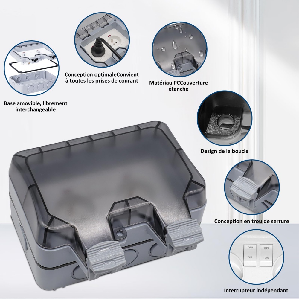 EIOMR Fransa IP66 Hava Koşulla - Outdoor Usb Power Outlet incelemesi ve fiyatı