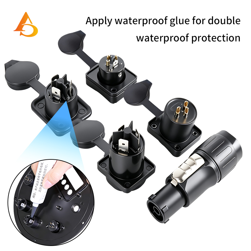 10 adet Su Geçirmez Powercon T - Outdoor Power Socket With Lock incelemesi ve fiyatı