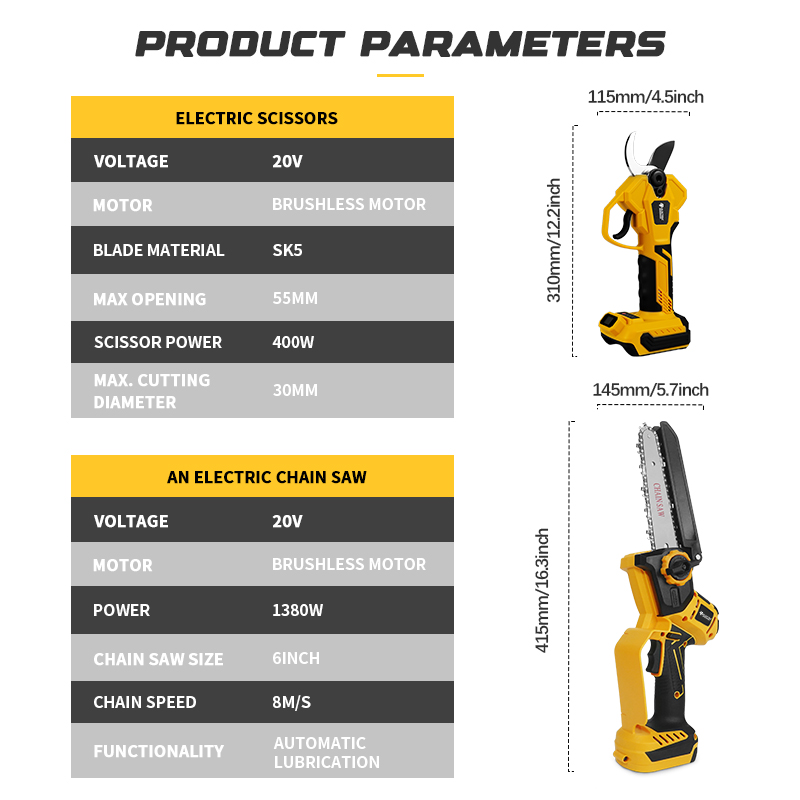 Fırçasız 6 İnç Elektrikli Test - Pole Saw Cordless incelemesi ve fiyatı