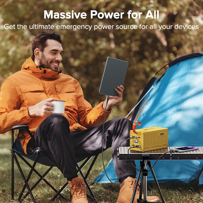 QOOVI 60000mAh güç bankası 22. - Outdoor Usb Power Outlet incelemesi ve fiyatı