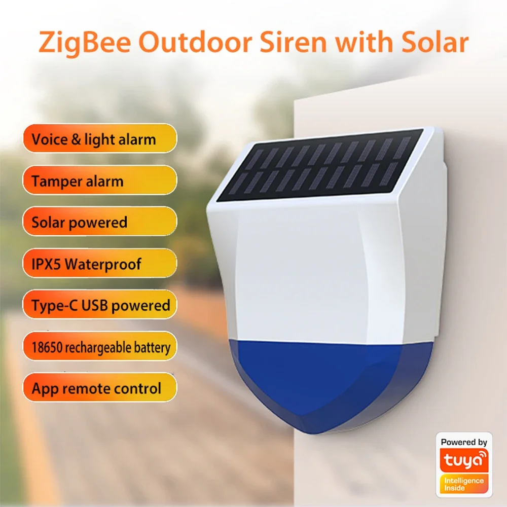 Tuya Akıllı Zigbee/Wifi Siren  - Outdoor Usb Power Outlet incelemesi ve fiyatı